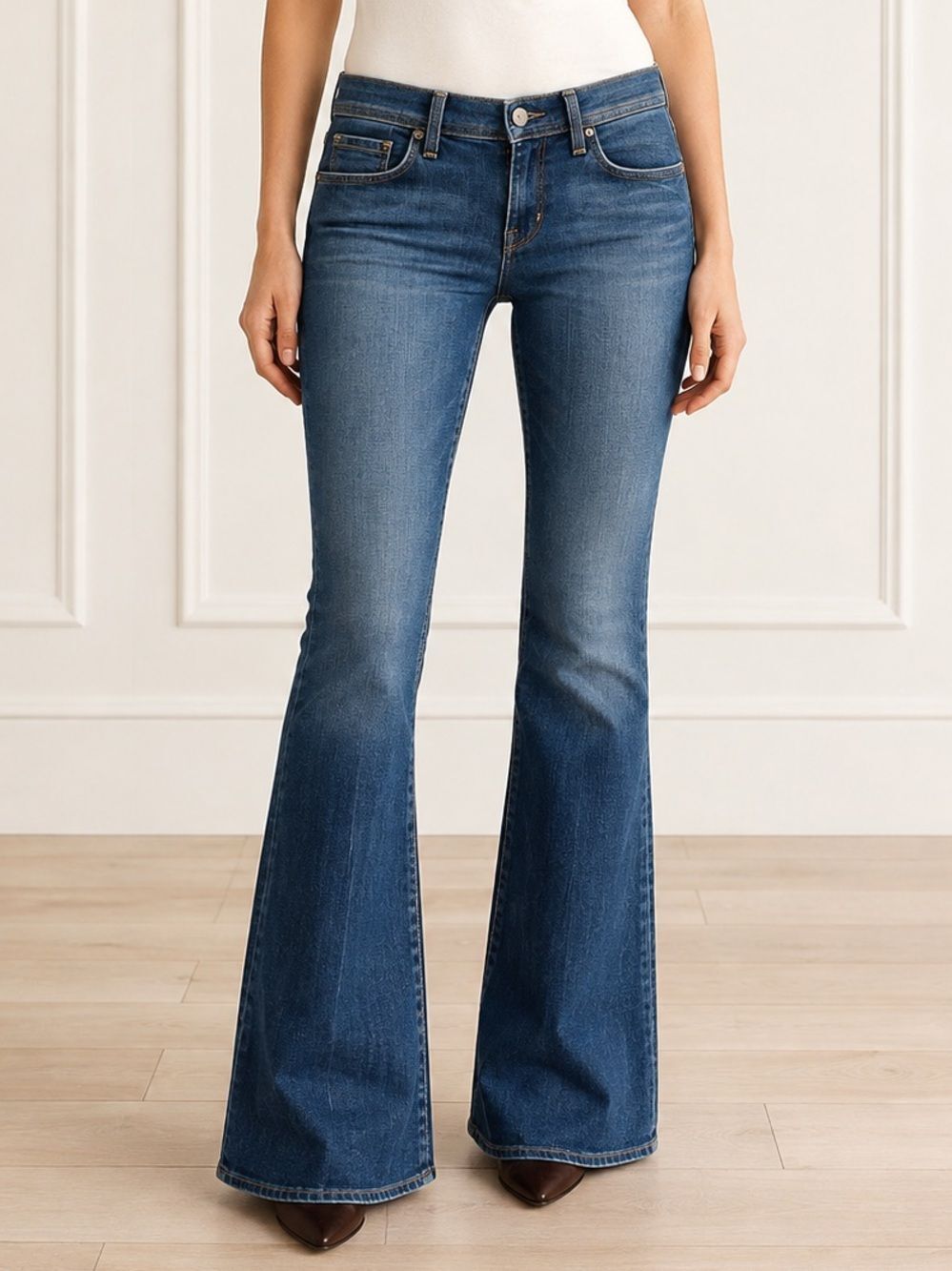 Citizens of Humanity Ingrid Jeans Size 29 Low Rise Stretch Flare Medium Wash Y2